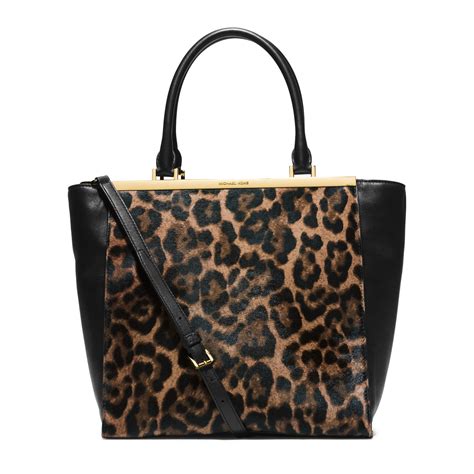 michael kors lana leopard bag|Michael Kors cheetah print purse.